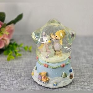 Precious Moments Musical Star Water Globe Angels We’ve Heard On High 1999 Enesco